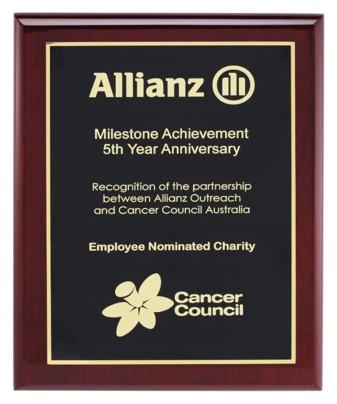 QR-710BK Designer Plate Plaque 30cm