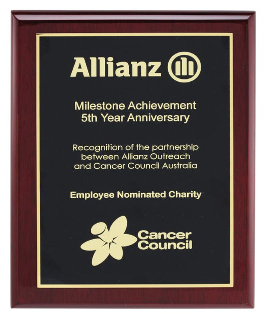 QR-710BK Designer Plate Plaque 30cm