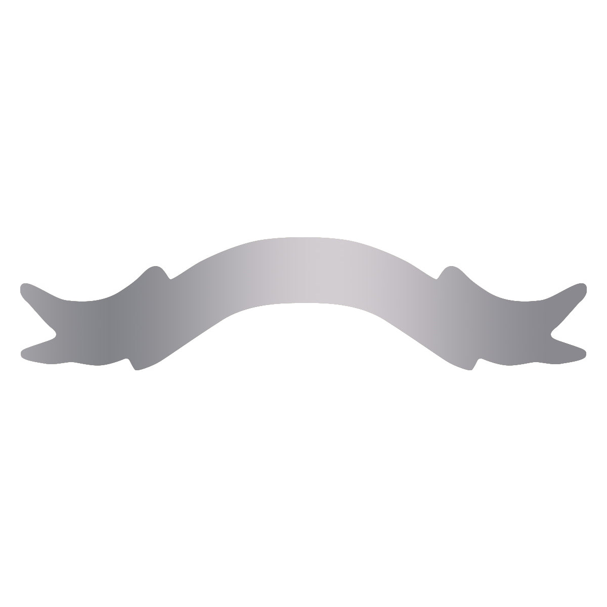 RIBBON-NO1-S Silver Ribbon 235mm