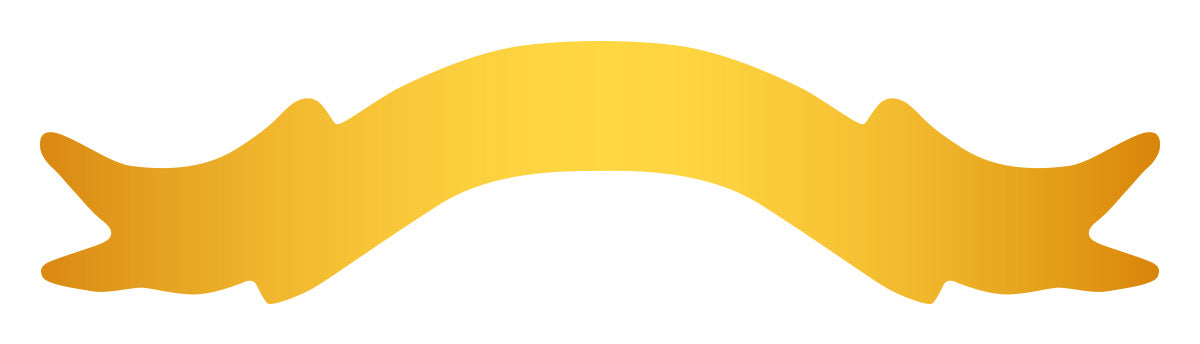 RIBBON NO1 Gold Engraving Ribbon 23.5 x 5.7cm