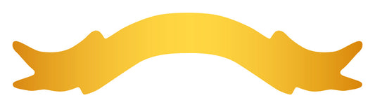 RIBBON NO1 Gold Engraving Ribbon 23.5 x 5.7cm