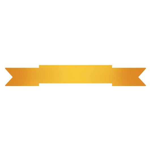 RIBBON-NO8 Gold Ribbon 135mm