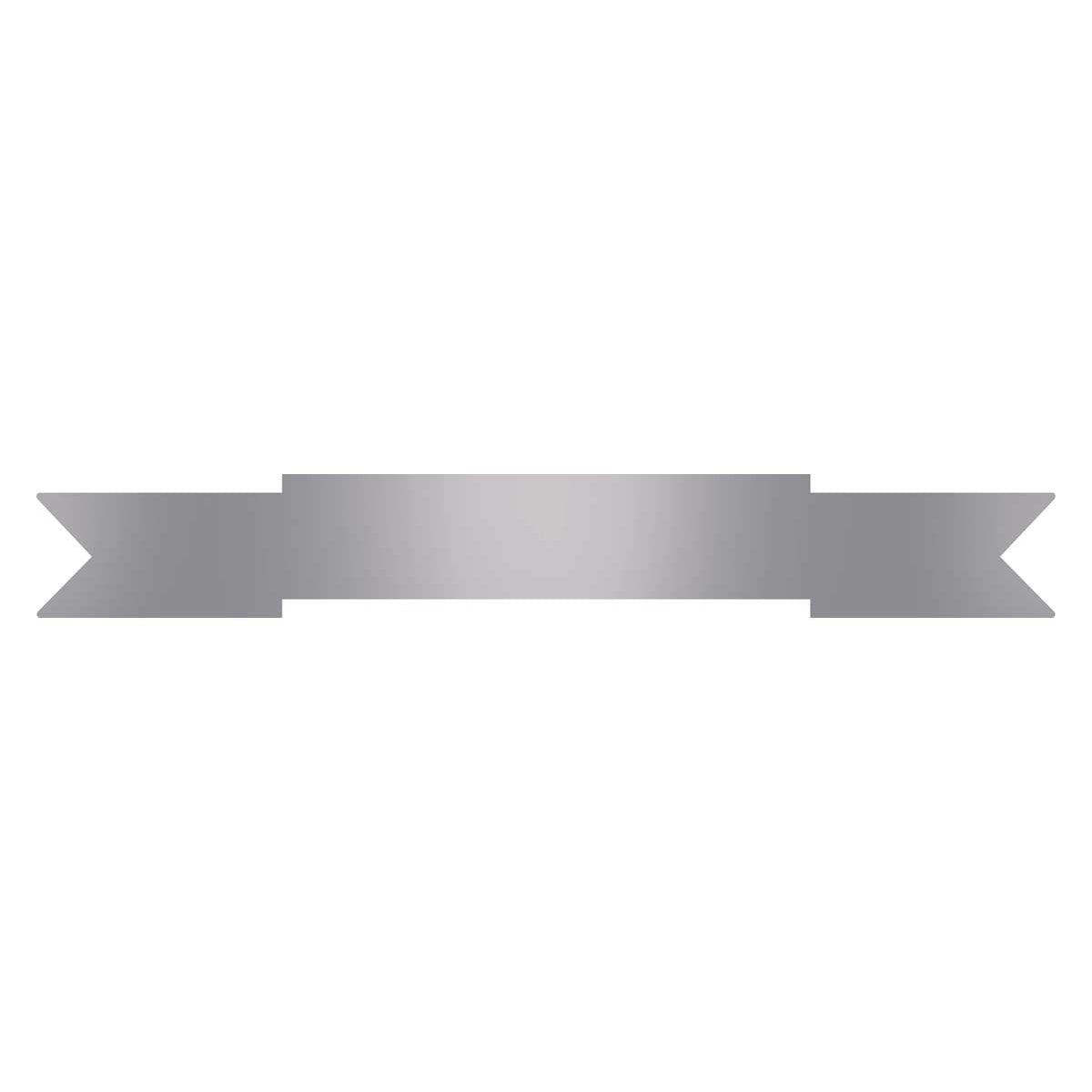 RIBBON-NO9-S Silver Ribbon 205mm
