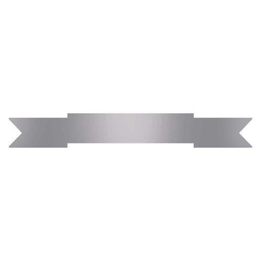 RIBBON-NO9-S Silver Ribbon 205mm