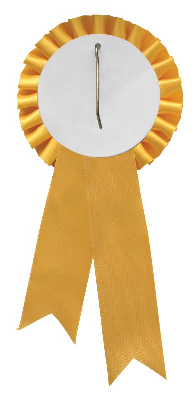 RST02H Yellow Rosette w/ Hook 90 x 21cm