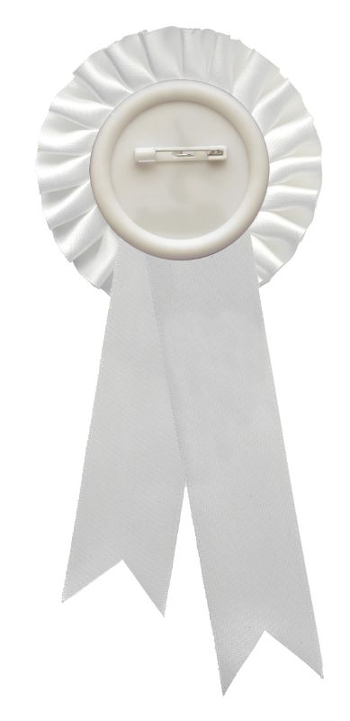 RST05 White Rosette w/ Clip 90 x 21cm