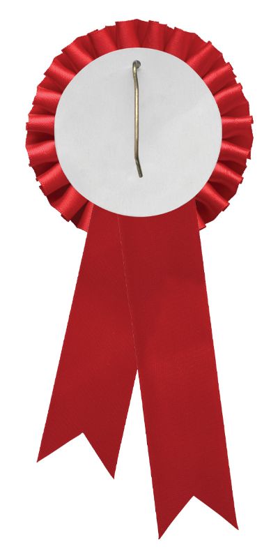 RST06H Red Rosette w/ Hook 90 x 21cm