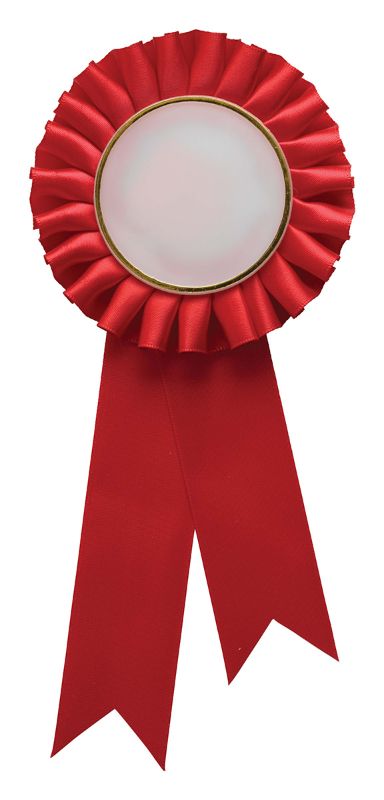 RST06H Red Rosette w/ Hook 90 x 21cm