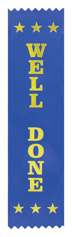 RT16 Well Done Ribbon 20cm