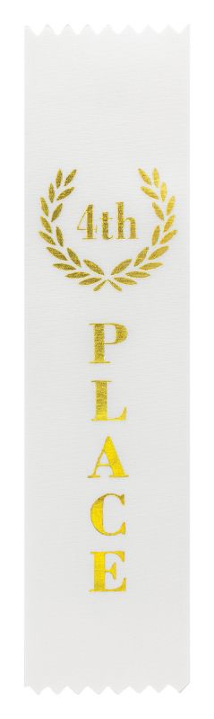 4rt Ribbon RT4 Ribbon 4th Place 52x203mm – Trophy Shop