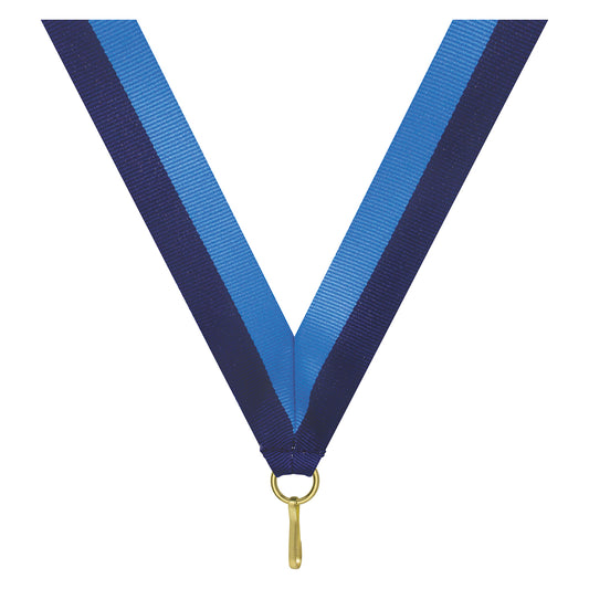 RY133 Navy / Light Blue Ribbon