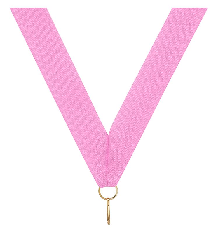 RY1 Pink V Neck Ribbon 40cm