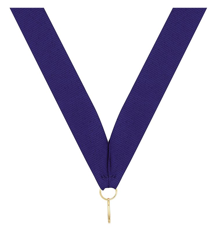 RY8 Purple V Neck Ribbon 40cm
