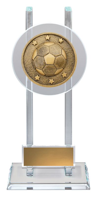 SG204B Football Spartan Glass 19cm