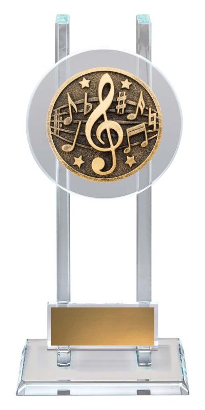 SG221A Music Spartan Glass 16.5cm