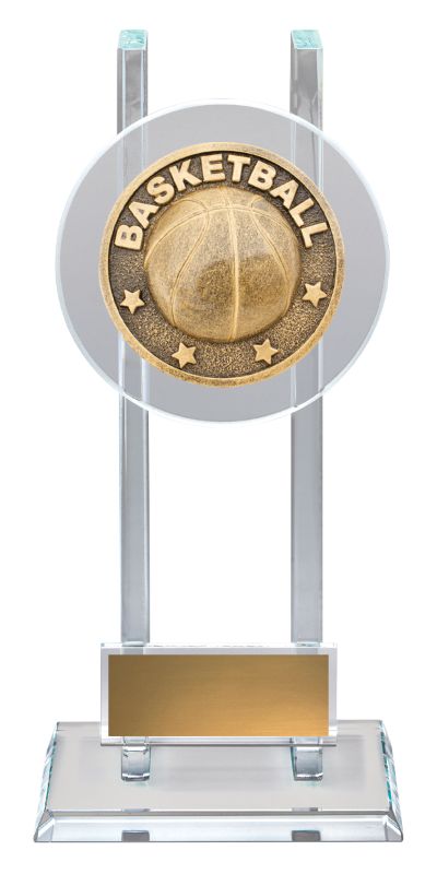 SG234A Basketball Spartan Glass 16.5cm