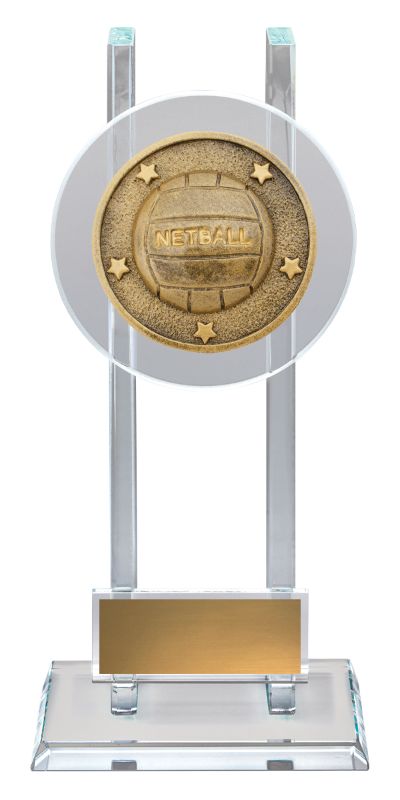 SG237B Netball Spartan Glass 19cm