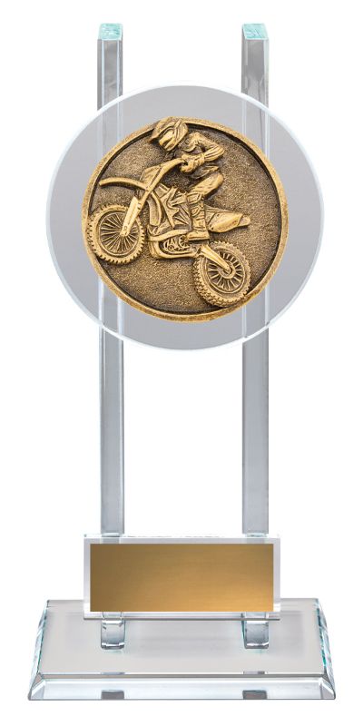 SG268B Motorcross Spartan Glass 19cm