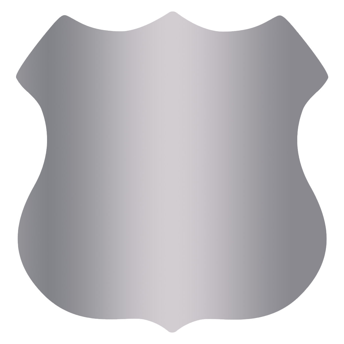 SHIELD-NO4-S Silver Shield 23mm
