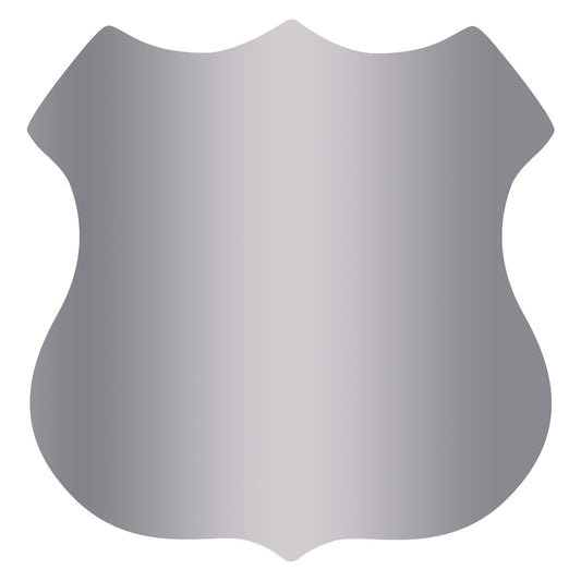 SHIELD-NO4-S Silver Shield 23mm