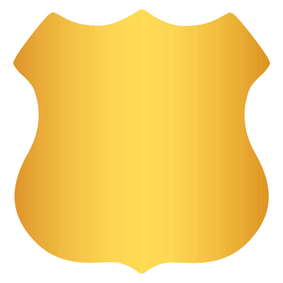 SHIELD-NO4 Gold Shield 23mm