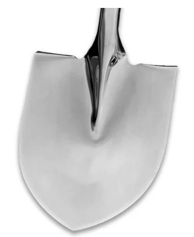 Silver Ceremonial Sod Turning Shovel 102cm