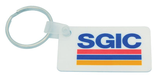 SK13 Colour Sublimation Keychain Rectangle 5.5cm