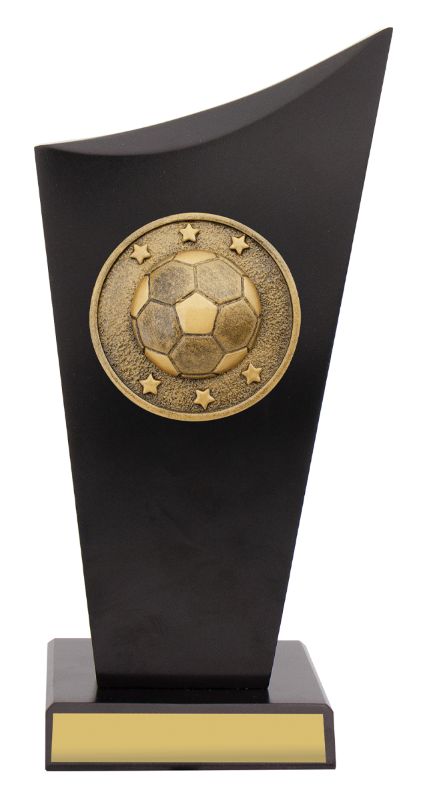 SK504A Football Black Timber Spartan Crest 22cm