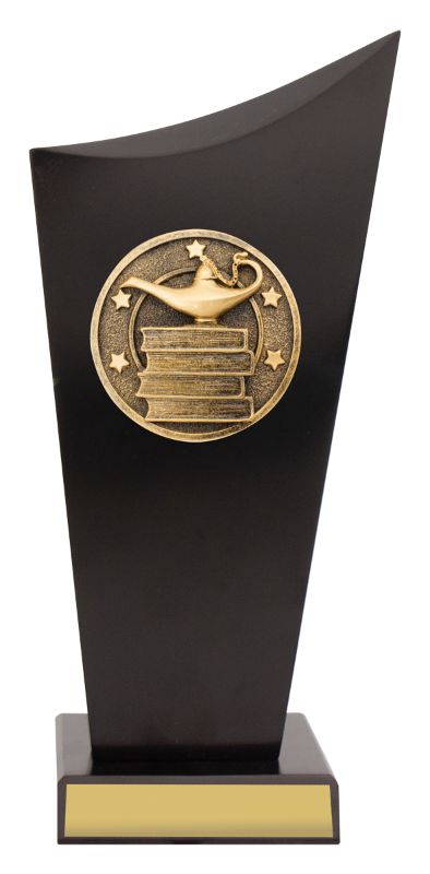 SK505B Academic Black Timber Spartan Crest 24.5cm