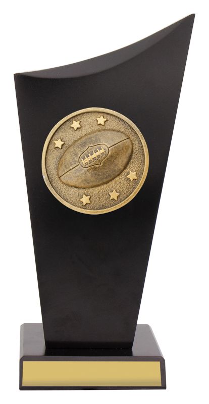 SK531A Aussie Rules Black Timber Spartan Crest 22cm