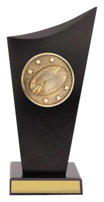 SK539A League / Union Black Timber Spartan Crest 22cm