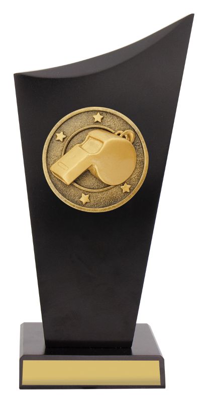 SK541A Whistle Black Timber Spartan Crest 22cm