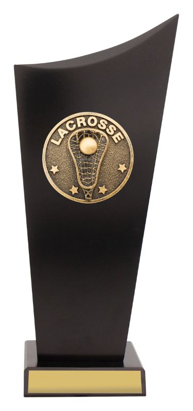 SK563C Lacrosse Black Timber Spartan Crest 27cm