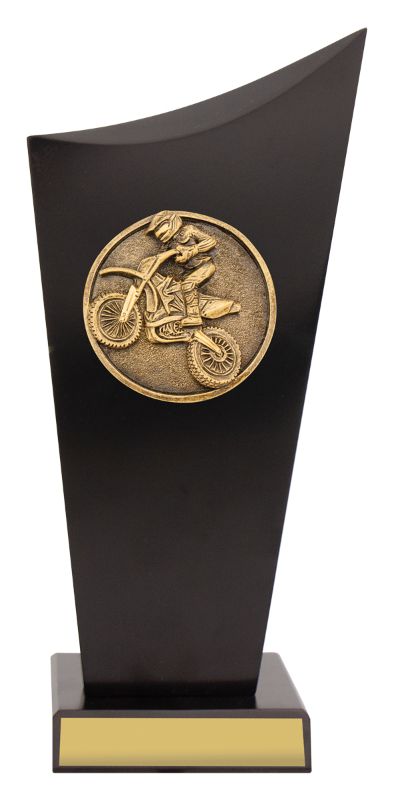 SK568B Motorcross Black Timber Spartan Crest 24.5cm