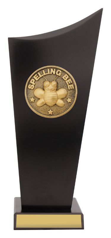 SK577C Spelling Bee Black Timber Spartan Crest 27cm