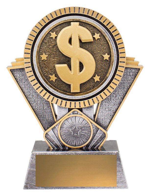 SR198B Spartan Dollar Trophy 15.5cm