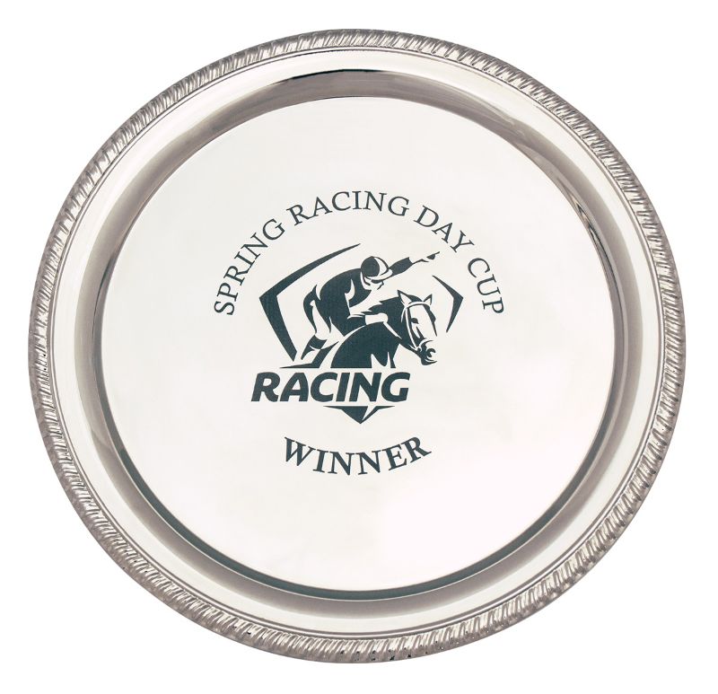 TRY01B Metal Classic Tray 25cm