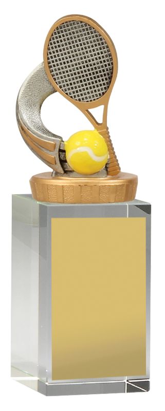 UB18B Tennis Budget Crystal 16cm