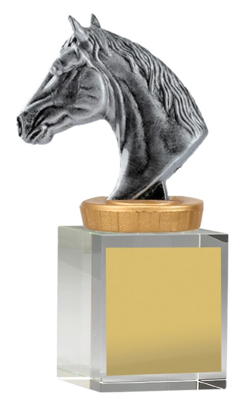 UB35A Horse Budget Crystal 12cm
