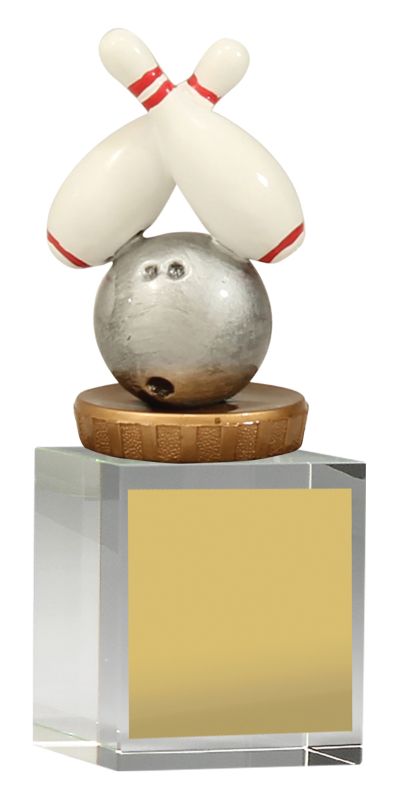 UB52A Tenpin Budget Crystal 12cm