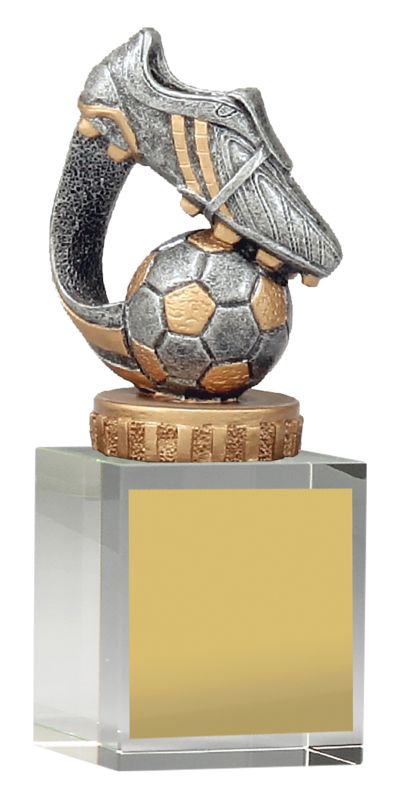 UB80A Football Budget Crystal 12cm