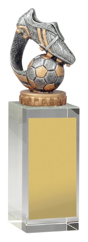 UB80C Football Budget Crystal 17.5cm