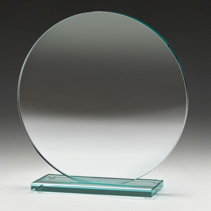 W501 Circle Jade Glass Award 11cm