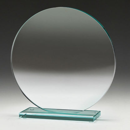 W501 Circle Jade Glass Award 11cm