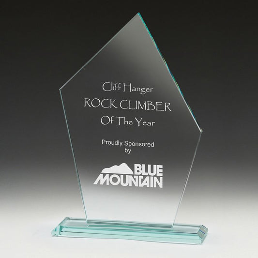 W731L Apex Jade Glass Award 24cm