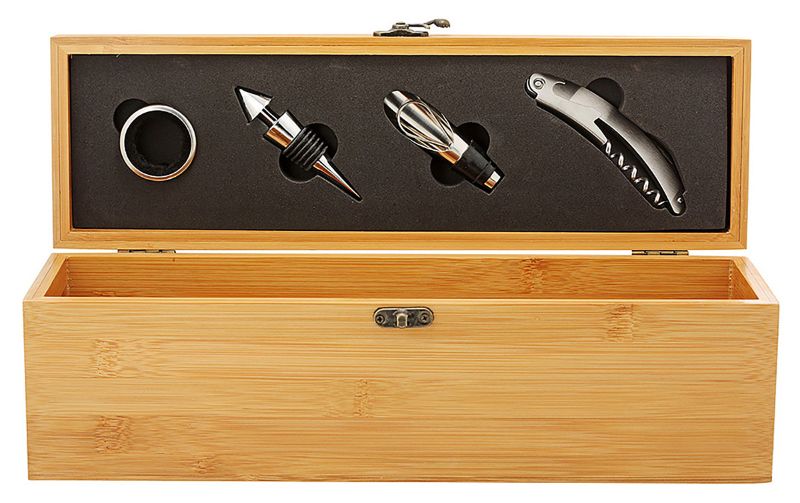WBX16 Bamboo Wine Gift Box 35cm