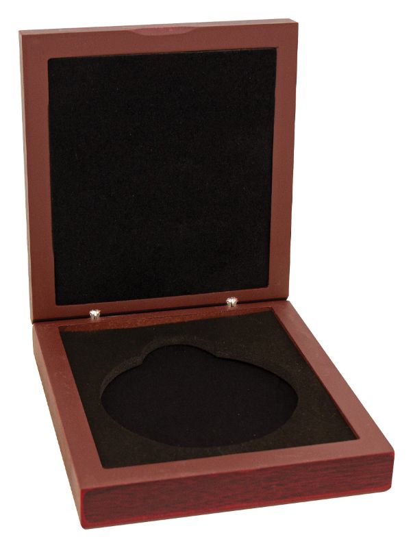 WH70 70mm Diameter Premium Timber Medal Box 10cm