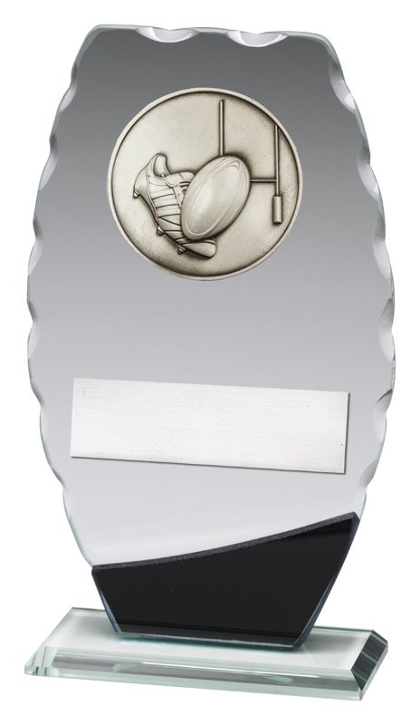 WM713B Rugby Clipped Oval 19cm