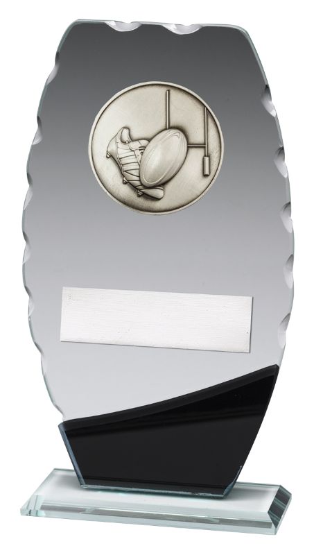 WM713C Rugby Clipped Oval 21cm