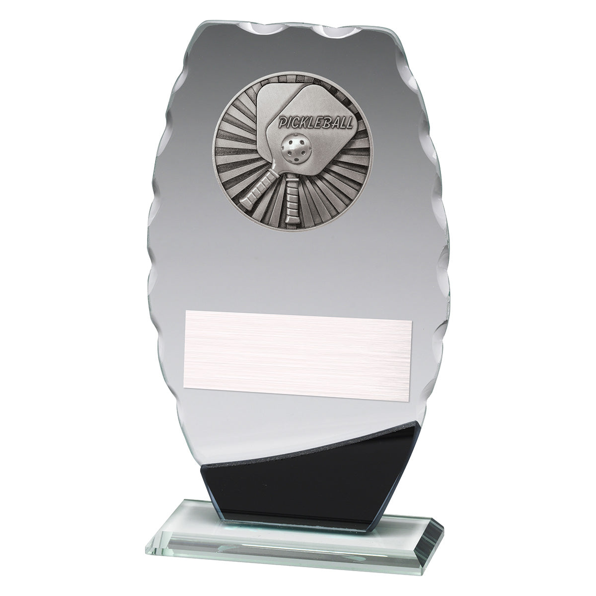WM771 Clipped Oval Glass - Pickleball